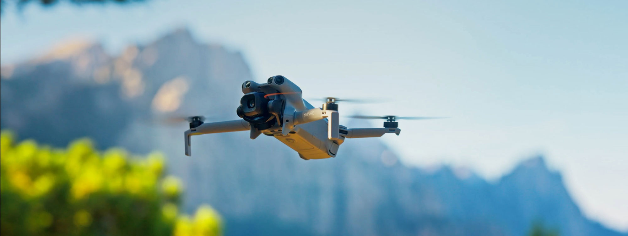 dji mini 5 pro in the air