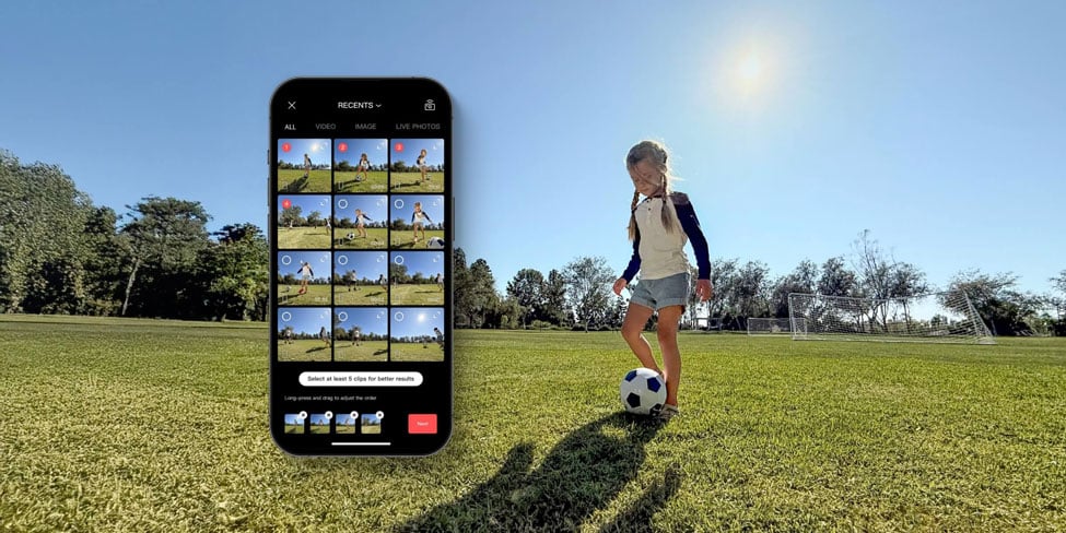 dji osmo mobile one-tap editing