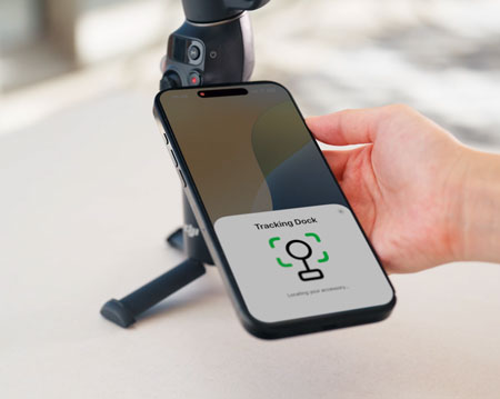 iphone connecting the dji osmo mobile