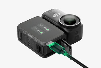 dji osmo nano being charged