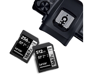 Lexar 256GB Professional 1667x UHS-II SDXC Card