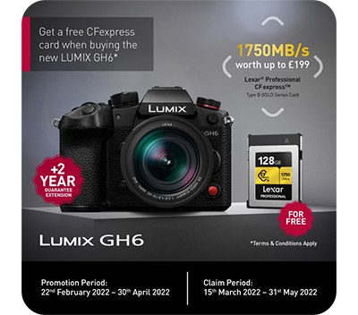 Panasonic LUMIX GH6 Digital Mirrorless Camera with Leica 12-60mm Lens