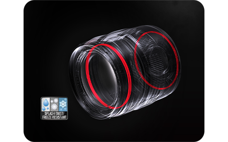 X ray Panasonic LEICA DG Vario-Elmarit 12-60mm Lens Weather resistant seals