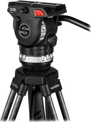 Sachtler Ace XL MS CF Tripod with Fluid Head