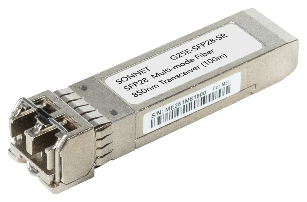 Sonnet SFP28 10/25Gb Short-Range Tranceiver