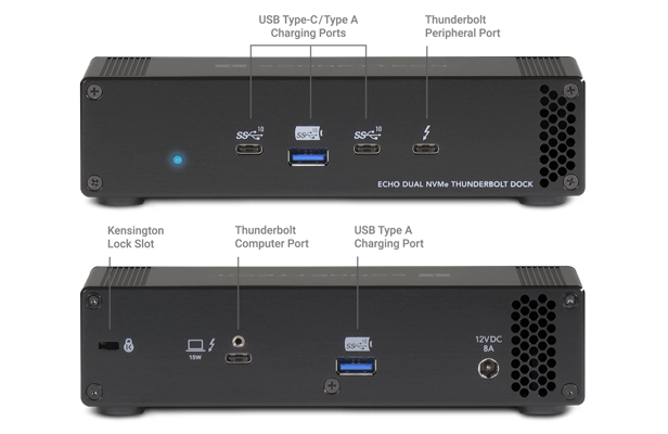 Sonnet Echo Dual NVMe Thunderbolt Dock