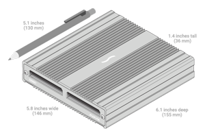 Sonnet SF3 Series AJA PAK Media Pro Reader