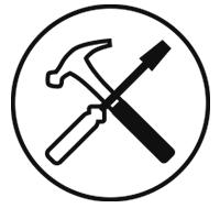 hammer and screwdriver icon