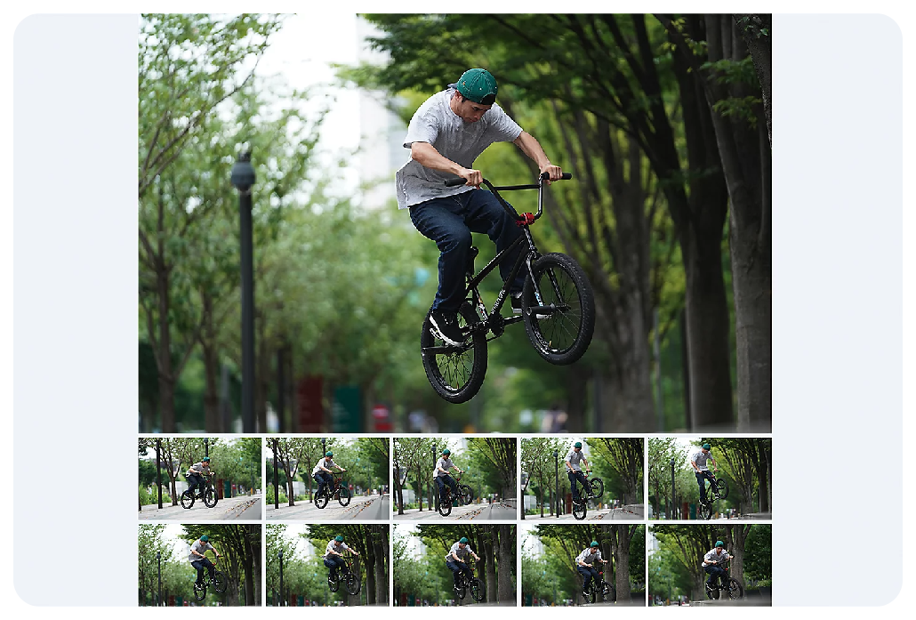 Sony A7C Sample image of bmx rider
