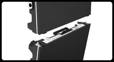 close up of the absen pl connection