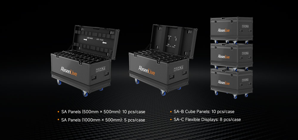 absen sa panel tansport cases