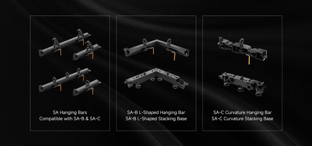 absen hanging bars for the sa panels