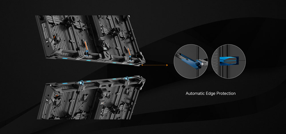 edge protection on the absen sa panels