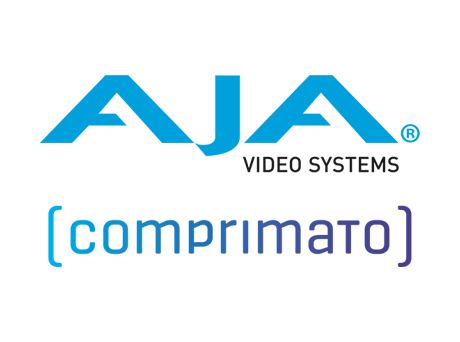 AJA video systems and copmrimato logos
