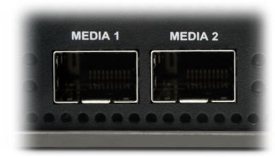close up of the aja hdmi converter ports