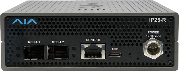 AJA IP25-R 4K SMPTE ST 2110 To 12G-SDI/HDMI Converter