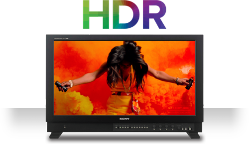 hdr screen showing a woman holding orange smoke grenades
