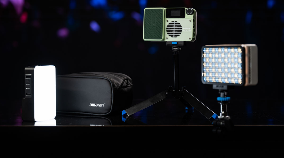 example use of the amaran led light kit