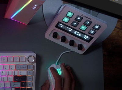 controld for the amaran verge light on the elgato stream deck
