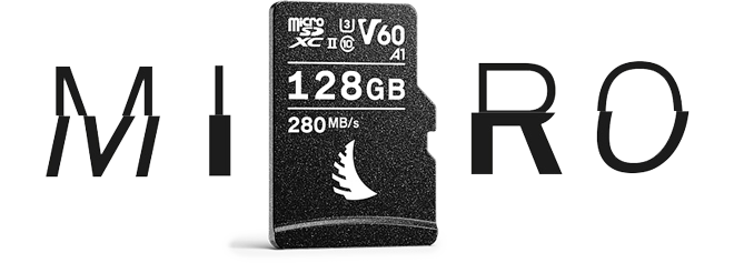 Angelbird 128GB AV PRO MICROSD V60 Memory Card