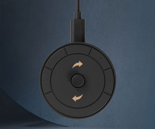 close up of the asus dial