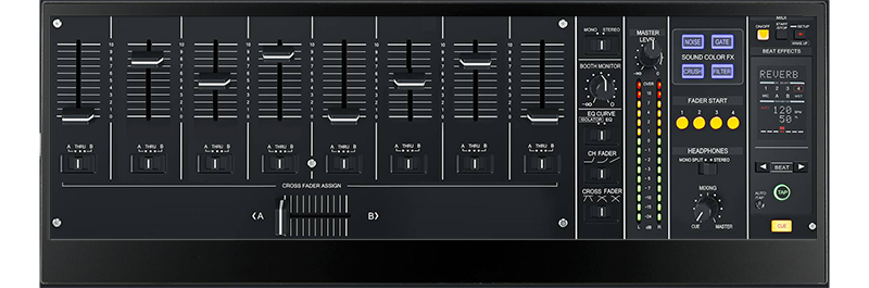 example audio mixing interface on the asus proart pa147cdv touch screen monitor