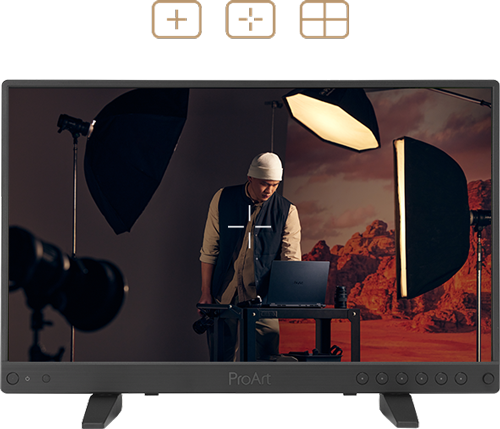 asus proart monitor central marker
