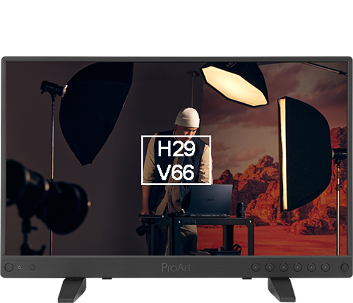 custom overlay on the asus proart monitor