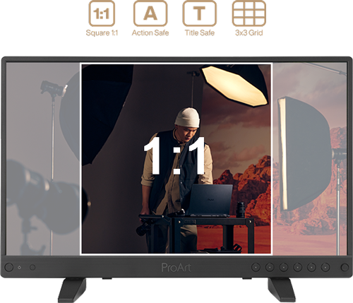 asus proart monitor safety area