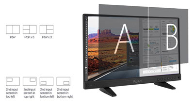 breakdown of picture in picture modes on the asus proart monitor