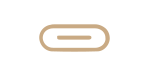 gold usb-c icon
