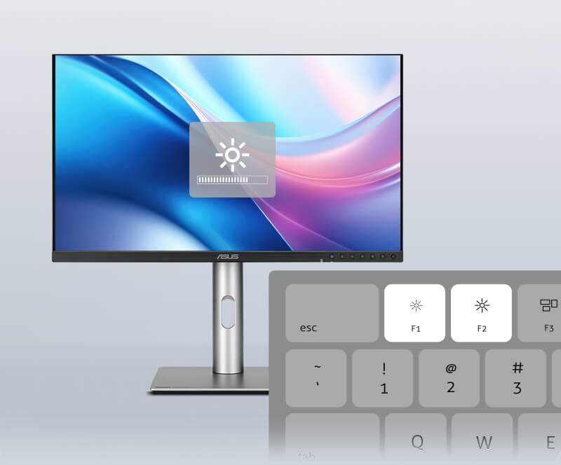 mac controls on the Asus Pro Art display