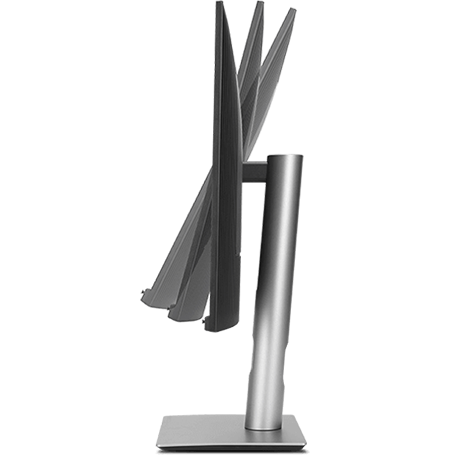 side view of the asus pro art monitor with tilt adjustments