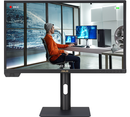 front view of the asus proart monitor