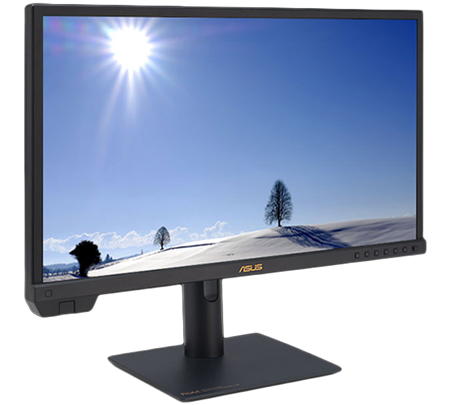 asus proart monitor with hdr image example