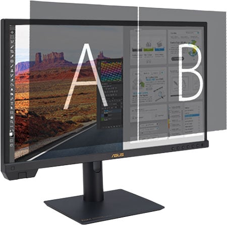asus proart display with picture in picture and picture by picture overlay options