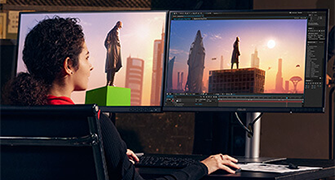 film maker using two asus proart monitors