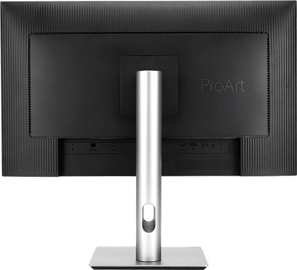 rear viw of the asus proart monitor