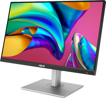 asus proart pa278cgv monitor colour gamut chart