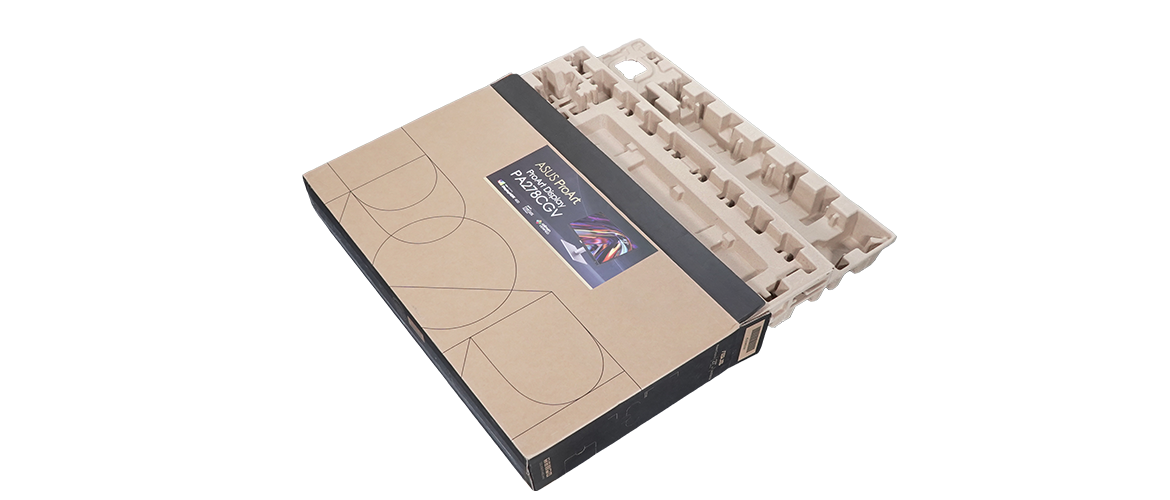 asus proart pa278cgv monitor eco-friendly packaging