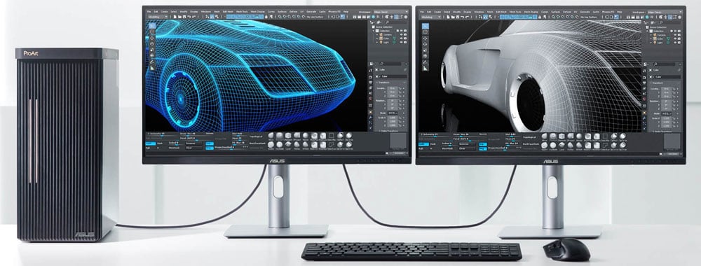 asus proart monitor connectivity