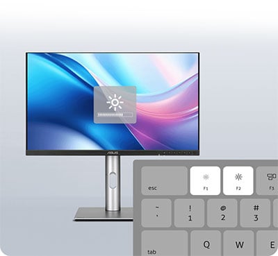 asus pro art display with mac brightness controls