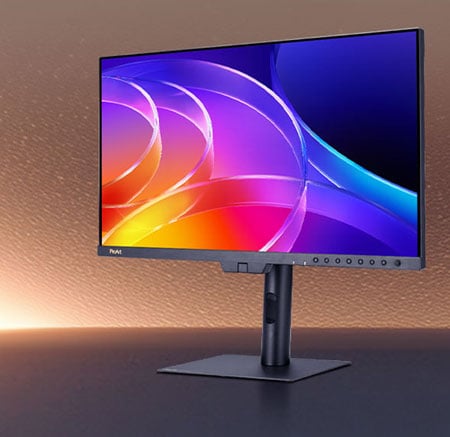 angled view of the asus pro art monitor