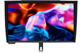 front view of the asus proart monitor with backlight sensor