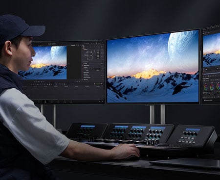 someone looking at the asus proart monitor