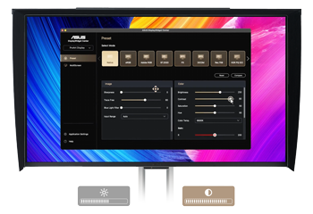 asus proart Display Widget Center open on PA32UCDMR-K
