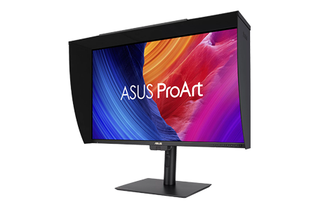asus proart monitor with hood