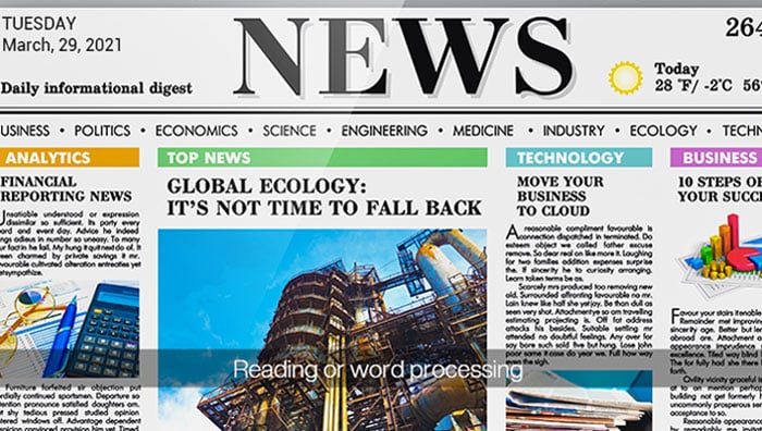 image of news paper 