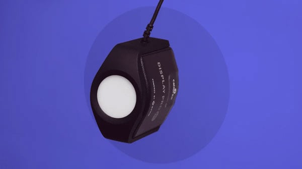 colorimeter on a screen