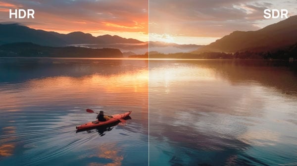 hdr and sdr comparions